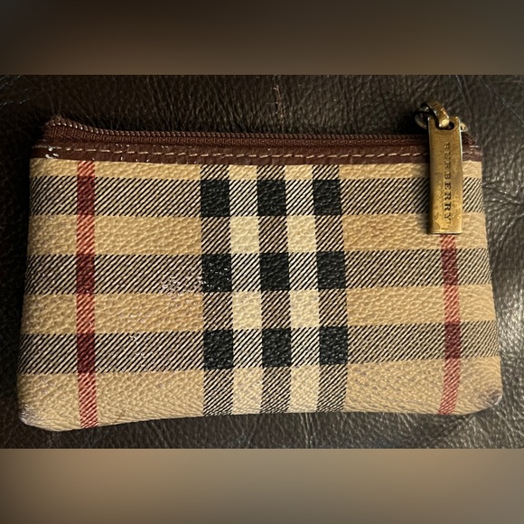 VINTAGE BURBERRY Unisex Coin/Key case. Nova check pattern - Picture 2 of 16